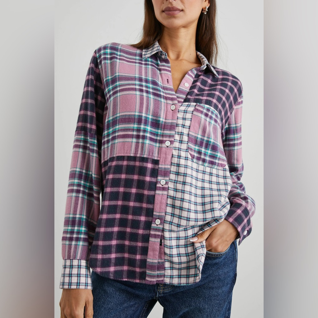 Rails Lakin Shirt In Rose Agave